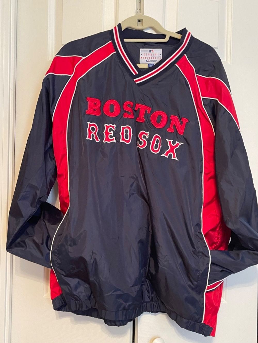 G-III Boston Red Sox V-Neck Lined Jacket Baseball MLB Blue Men's XL